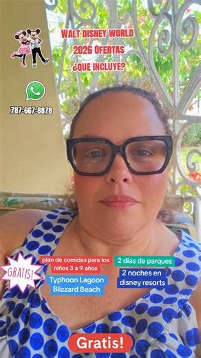 En este video te explico CLARO y SIN LETRA PEQUEÑA: ✔️ Qué incluye realmente el plan de comidas de Disney ✔️ Cómo funciona la oferta de 7 días / 6 noches ✔️ Por qué Disney te está regalando 2 días de parque y 2 noches de hotel ✔️ Cómo ahorrar miles de dólares planificando correctamente 🚨 Estas ofertas NO duran para siempre y no todas las familias saben cómo aprovecharlas bien. Como tu Hada Madrina, mi trabajo es ayudarte a: 🪄 Ahorrar 🪄 Evitar errores 🪄 Crear memorias mágicas sin estrés 📲 Es