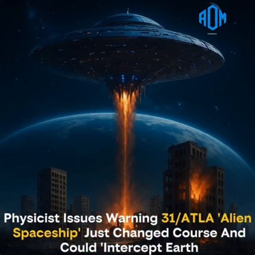 🚨 BREAKING SPACE ALERT 🚨 A top physicist has issued a chilling warning after interstellar object 31/ATLAS, often referred to as the mysterious ‘Alien Spaceship’, suddenly changed its course in deep space. New tracking data shows that the object’s trajectory has shifted — now aligning dangerously close to Earth’s orbital path. Experts are baffled by its intelligent, non-random movement pattern, suggesting it might be under controlled propulsion rather than natural cosmic forces. As the colossal