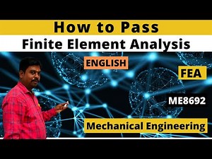 How to Pass Finite Element Analysis in 30 minutes| English| FEA| ME8692