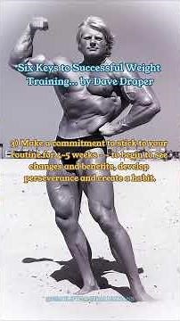 Dave Draper's 6 Keys to Successful Weight Training #shorts - Part 1