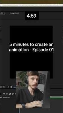 5 minutes to create an animation - Episode 01 #kinetictypography #motiongraphics #aftereffects