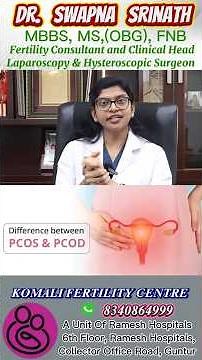 💡 Know the difference between PCOD and PCOS! Watch the full video now to understand the key facts