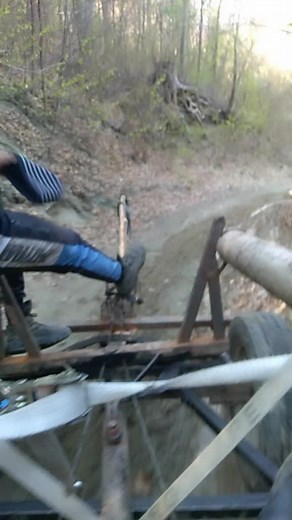 How to Build a Makeshift Log Skidder for Outdoor Use