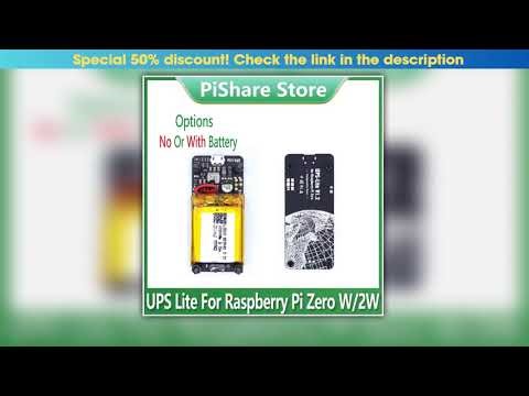Raspberry Pi Zero UPS Lite Power Supply Board Power Battery power i2c MAX17040G indicator Also For