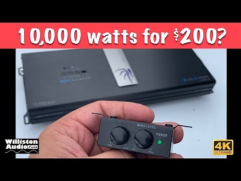 Soundstream BXA1-10000D Bass Extreme Amp Dyno Test and Bass Rockers BR2000.1D [4K]