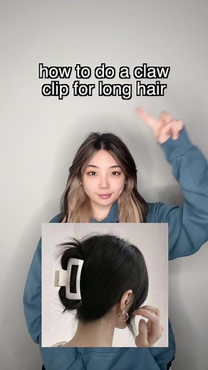 How to Do a Claw Clip Ponytail for Long Hair