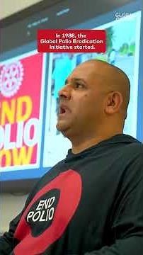 "A case of polio anywhere in the world is a threat to everyone in the world..."