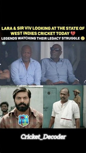 Legends Watch West Indies Cricket Today 💔