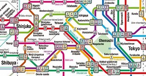 Tokyo metro and Toei subway lines