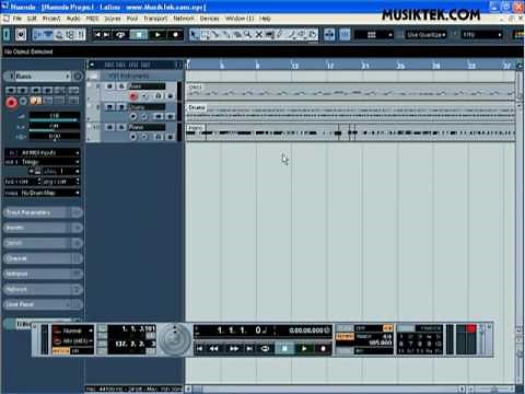 MusikTek.com Tutorial : Nuendo Part 24/24 - MIDI Transpose