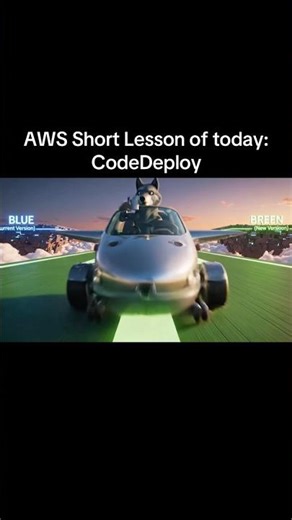 AWS CodeDeploy automates deployments safely with features like blue/green #aws #ai #cloud #wolf #fyp