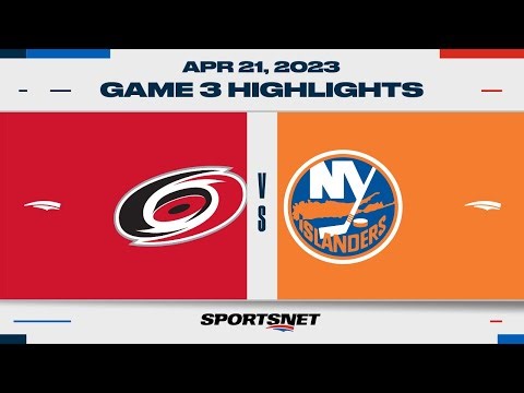 NHL Highlights | Hurricanes vs. Islanders - April 21, 2023