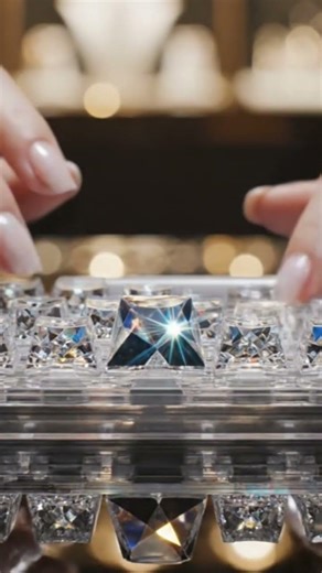 Typing on a DIAMOND Keyboard? 💎✨ Luxury ASMR #Shorts