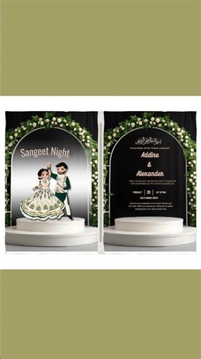 ✨ Premium Invitation Card Designer ✨ #InvitationCards