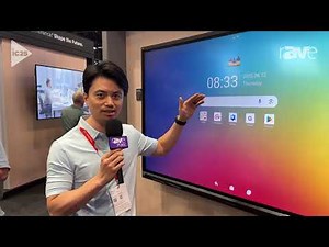 InfoComm 2025: ViewSonic Explains IFP7551 with Built In Microphone and Whiteboard Features