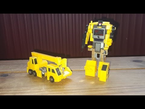 戦え! 超ロボット生命体 トランスフォーマー 33 ビルドロン衛生兵 グレン 1986 (ストップ・モーションとトランスフォーム説明ビデオ)