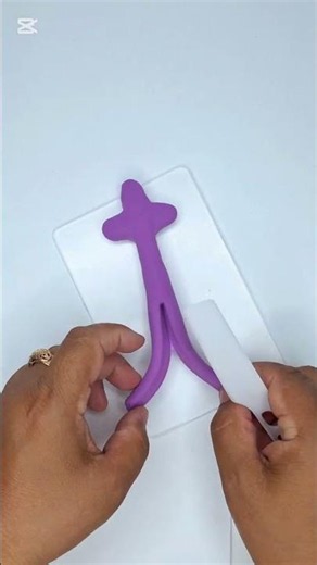 How I Made Purple from Garten of Banban with Clay | Easy Clay Art Tutorial #Shorts