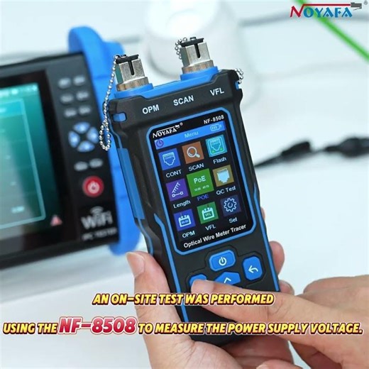 Stop Carrying Ladders! Noyafa NF-IPC722 Handheld CCTV Tester, Fix Camera Faults in One Click