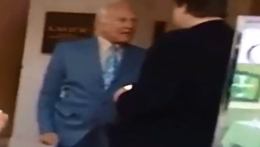 Throw back to that time Buzz Aldrin punched a moon landing denier in the face