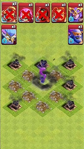 Super Troops vs Multi Mortar 💥 Ultimate Destruction Test! | COC Epic Battle #shorts #clashofclans