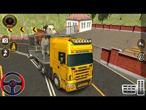 US Animal Transport Truck Simulator - Android Gameplay 🏗️ Real Zoo Animal Transport Games 🚩