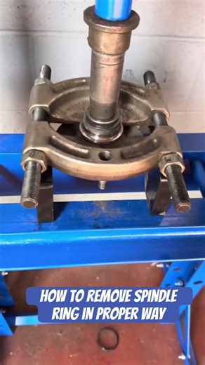 How to remove spindle ring in proper way