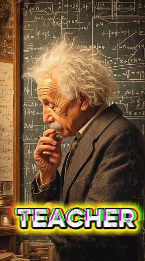 Why Albert Einstein write a board with chalk #shorts #shortsfeed #ytshorts #trending