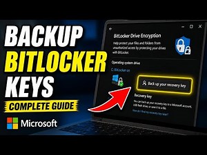 How to backup BitLocker recovery keys safely - Complete Guide