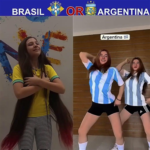 Brazil vs Argentina World Cup 2026 Dance Battle 🔥 #football #worldcup #shorts