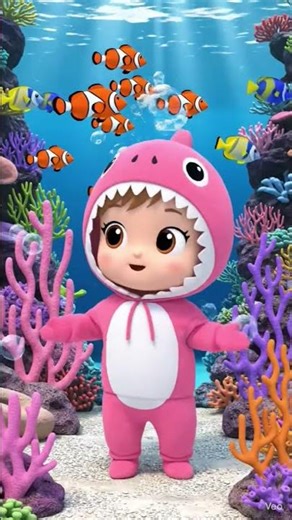 Baby Shark Doo Doo Doo! | Baby fish dooo dooo #shorts #abcd #babyshark #babyfish