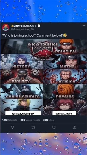 Join Akatsuki School 🖤 #naruto #anime #shorts