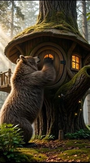 When a Bear Shows Up at Your Window 🐻😳