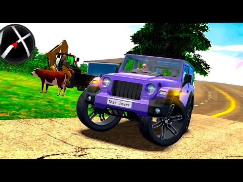 Mahindra Thar 😈 4×4 off roding simulator 3D game hard drawing stand Dollar song