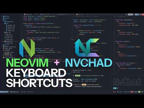 Neovim + NvChad : Getting Started | Keyboard Shortcuts