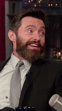 It Was Actually a Research Trip | Letterman #hughjackman #shorts #davidletterman