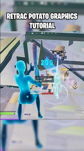How to get Potato Graphics in Fortnite Retrac to Boost FPS (Fixed Floor)