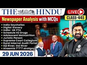 The Hindu Analysis - 29th June | The Hindu Newspaper Today with MCQs | Aasim Sir