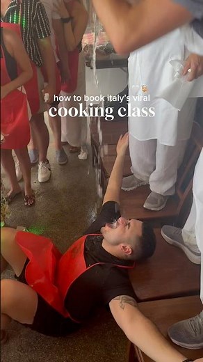 here’s how to book THE cooking class in italy 🍷👩🏼‍🍳✨🍝