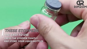 100Pcs Injection Ports for Jar Lids 7mm (0,5 in) - Grey Butyl Rubber Stopper for Culture Work, Washable & Reusable Lab Rubber Stoppers - Liquid Culture Lids for Long-Term Storage of Any Liquids