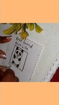 Simple Friendship Card For friends||Make Card For friends|#shorts #ytshorts #art #new