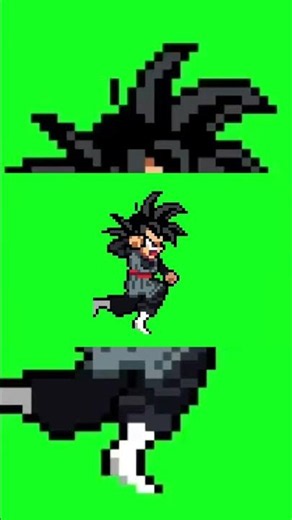 Goku black animación pixel Sprite parte 1 #goku #dragonball #art #anime #shorts