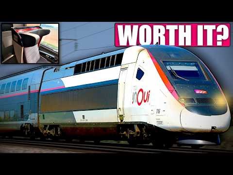 TGV INOUI’s NEW First Class at 300 km/h (Lyon - Paris)