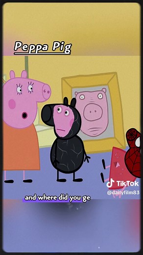 Peppa Pig Transforms into Spider Man
