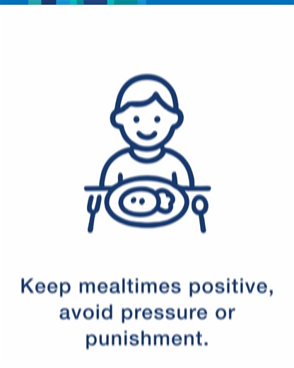Struggling with a picky eater? You're not alone.​ Fussy eating is common in children. Try these gentle strategies:​ ⏰ stick to routines: regular meal and snack times help 😊 keep mealtimes positive and avoid pressure or punishment 🍽️ offer variety, even if previously refused 🥦 be patient as it may take multiple exposures for a child to accept new foods 👶 lead by example and eat a variety of healthy foods yourself.​ Need more guidance? See the comments below for more information. 👇 Let's make