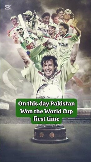25th March,1992 . Pakistan Won the world cup