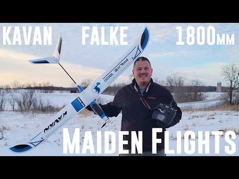 Kavan - Falke - 1800mm - Maiden Flights