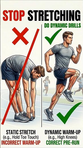 Running Warm-Up Guide: Dynamic vs Static Stretching (Evidence Based)