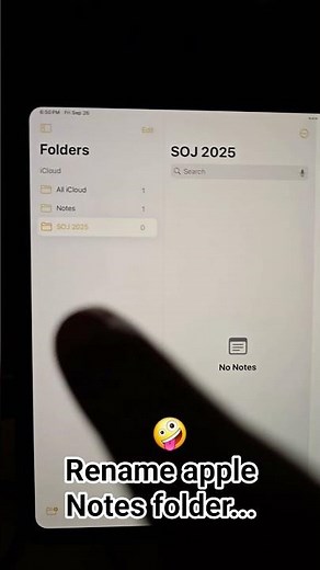 Rename apple notes folder I Tips #apple #tips #techreview