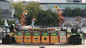 126 reactions · 26 shares | Ready to rock for ECC's 75th anniversary? Squonk will be performing all weekend August 16 to 18 and features the Squonkcordian, an enormous musical instrument the audience gets to play! Please let us know if you would like to attend one of these FREE, outdoor, fun, and family-friendly events at https://eccartscenter.org/. | Elgin Community College | Facebook