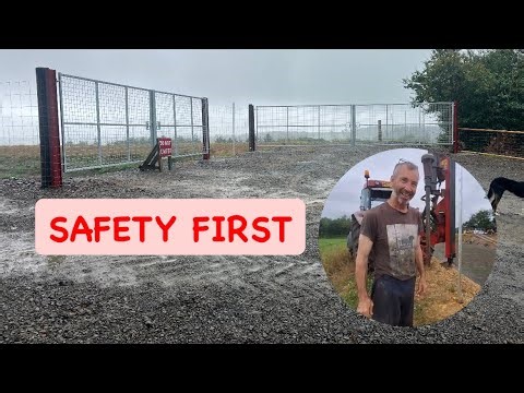 BRAND NEW FENCE AROUND A BRAND NEW SLURRY PIT